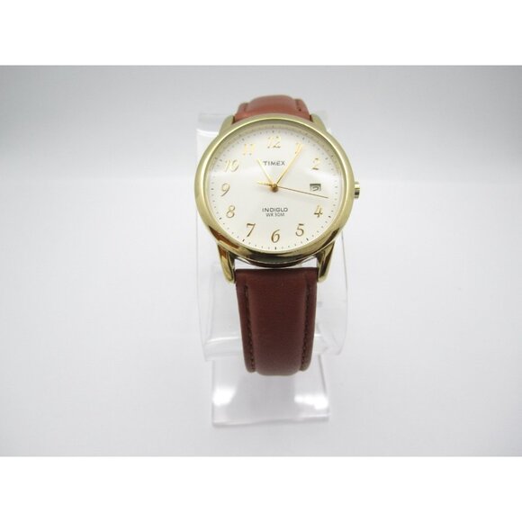 Women Timex Quartz WR Analog 35mm Round Watch (H971) "New Battery" - Picture 6 of 10